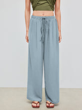 Drawstring Pull-On Wide Leg Pant