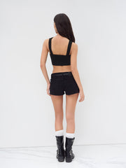 Cut Out Cross Tank Top