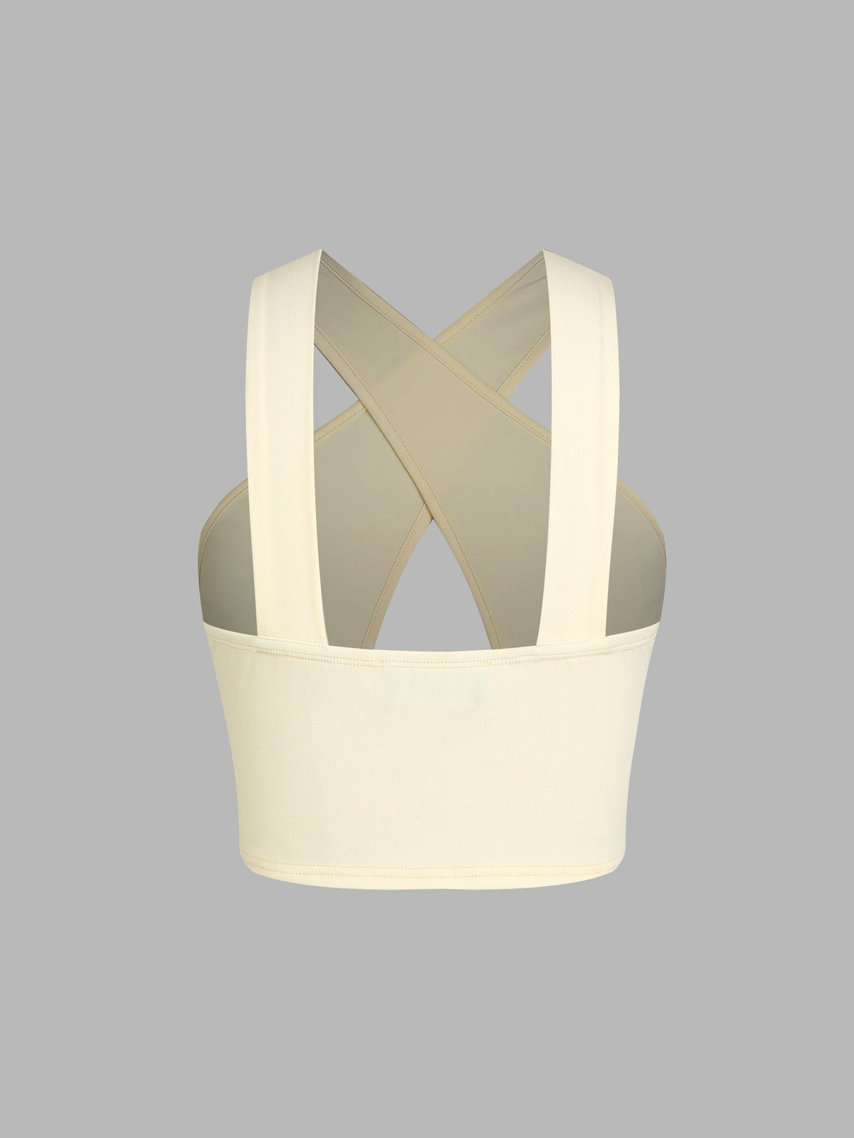 Cut Out Cross Tank Top