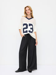 Wide Leg Pull-On Pant