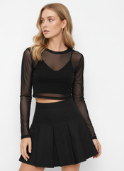 Sheer Long Sleeve Top & Tank Top