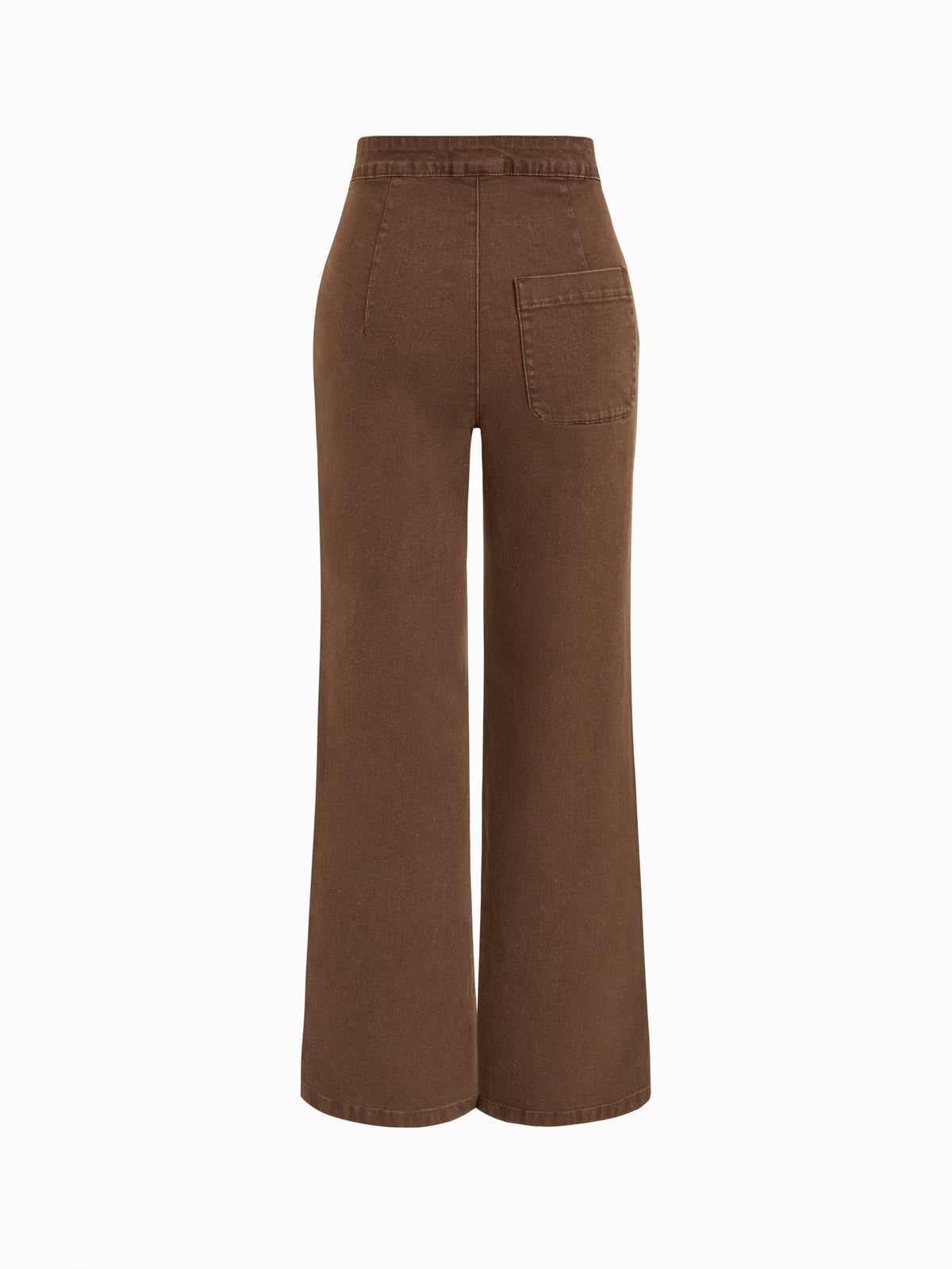 Stretch High Waist Wide Leg Jeans
